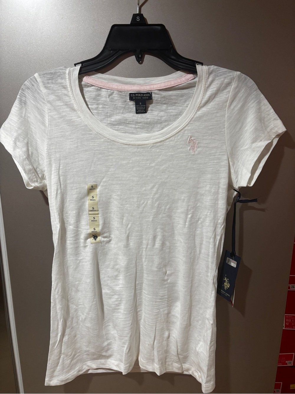 Us Polo Assn Women Tee Size Small 100% Cotton